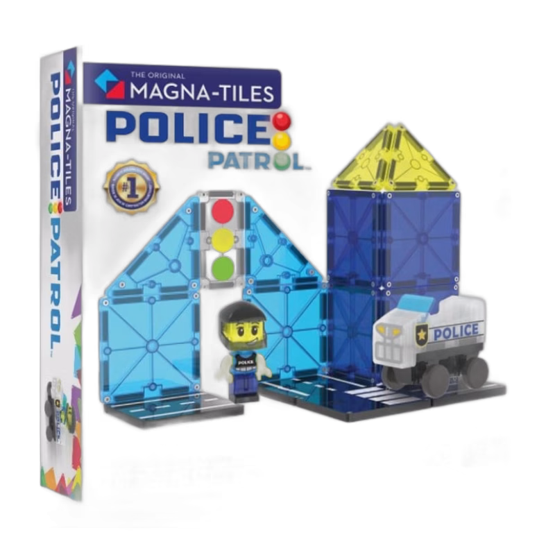 Magna-Tiles Polispatrull 20 delar
