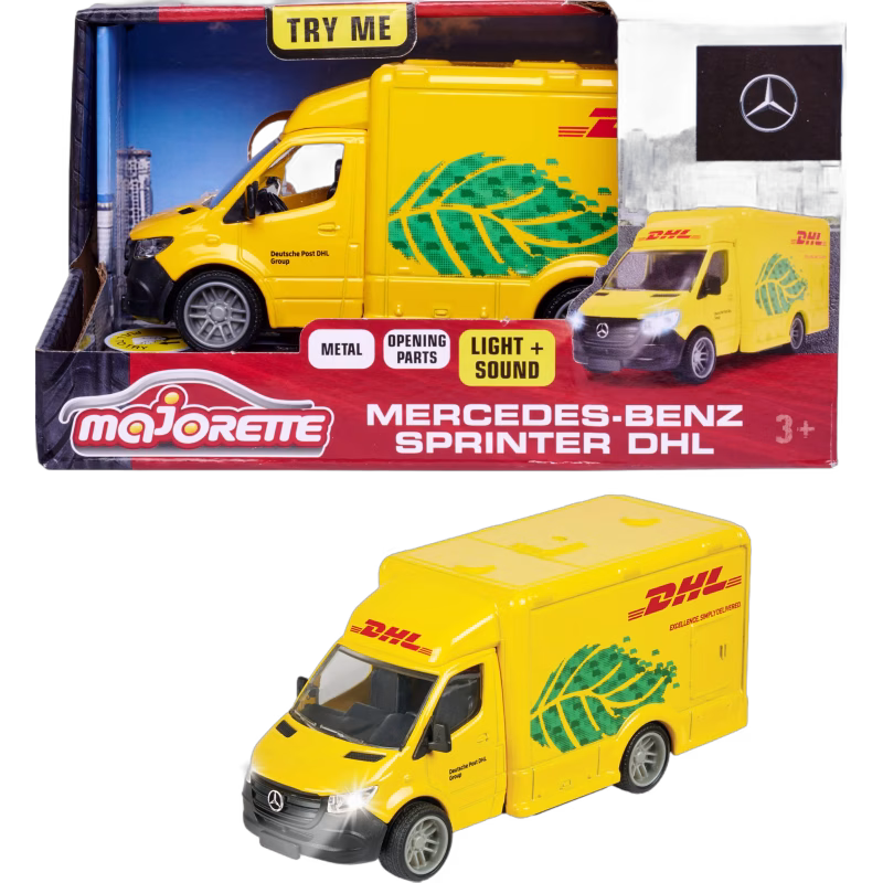 Majorette Grand Series Bil Mercedes-Benz Sprinter DHL