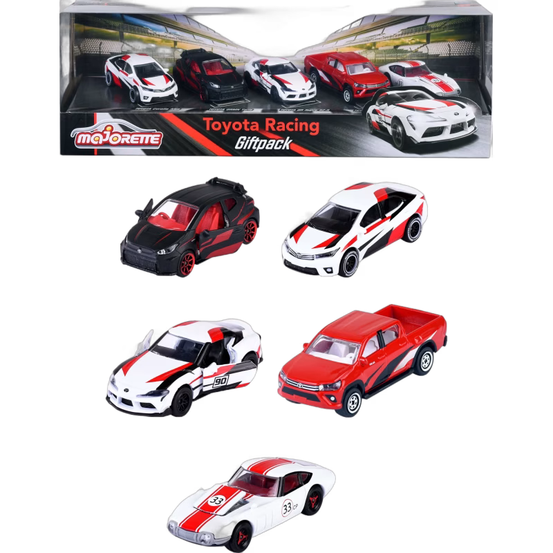 Majorette Toyota Racerbilar 5-Pack