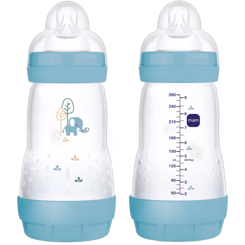 Mam Nappflaska Easy Start Anti-Colic 260 ml 2-pack Blå