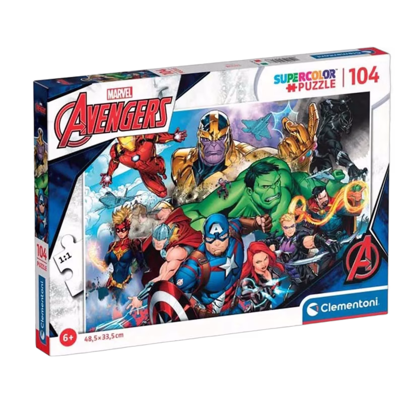 Marvel Avengers Pussel 104 Bitar