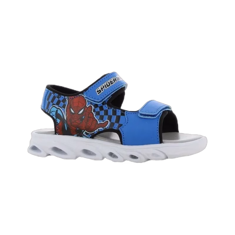 Marvel Spiderman Blinkande Sandaler, Cobalt Blue/Black, 26