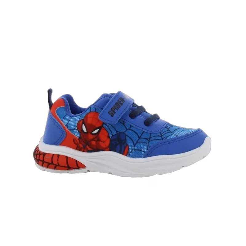 Marvel Spiderman Blinkande Sneakers, Cobalt Blue/Red, 33