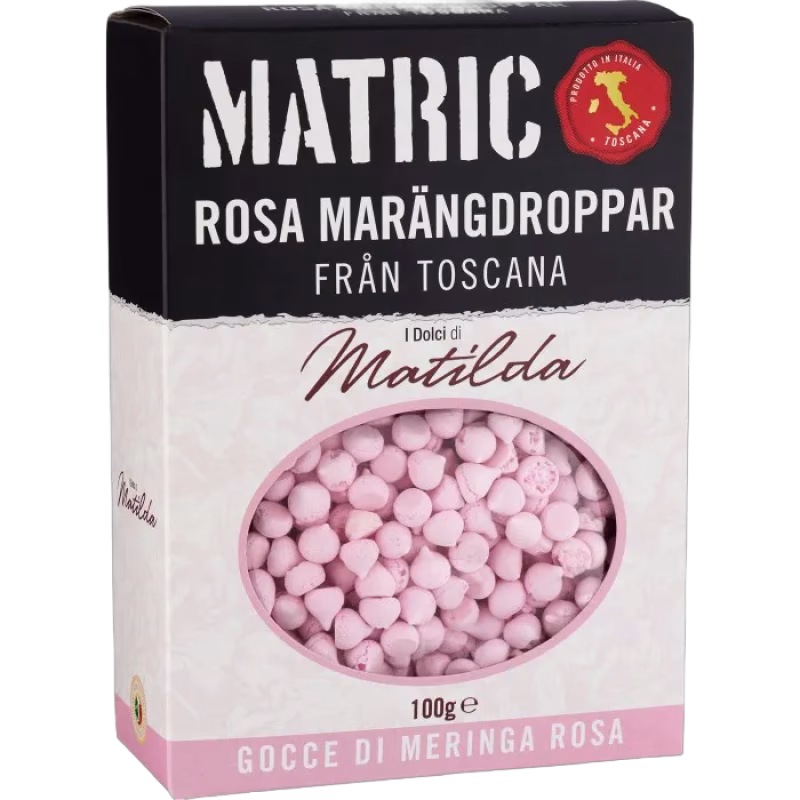 Matric Rosa Marängdroppar 100g