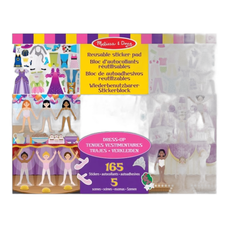 Melissa & Doug Återanvändbara stickers (Kläder)