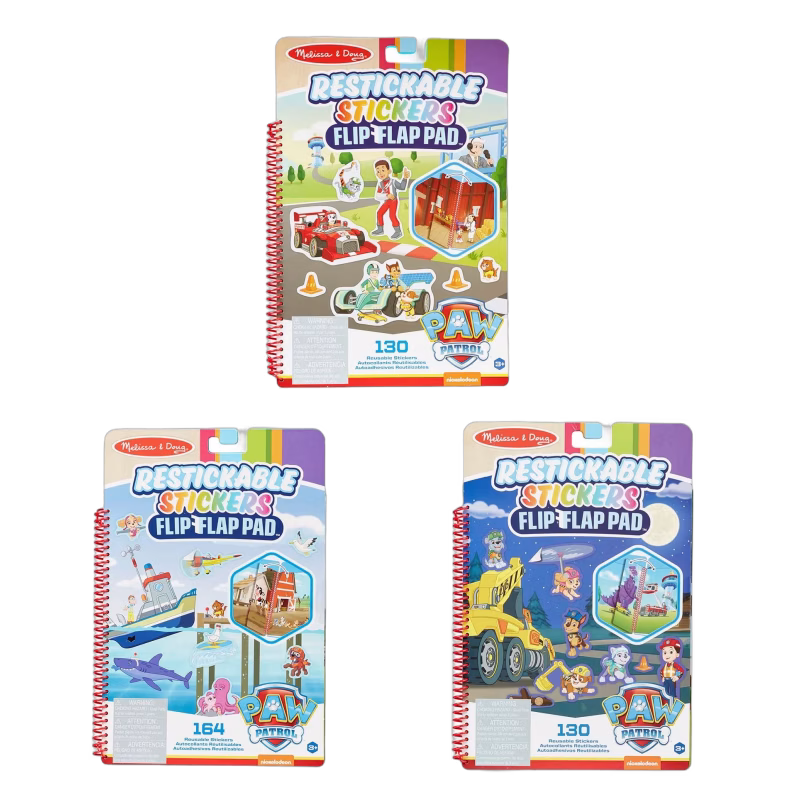 Melissa &  Doug Återanvändningsbara Paw Patrol Klistermärkeset