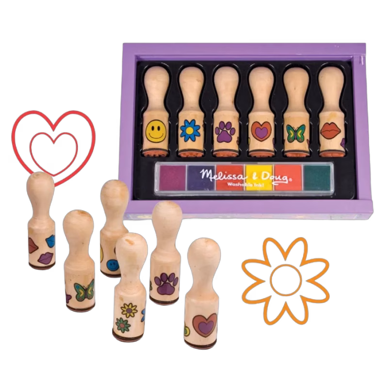 Melissa &  Doug Happy Handle Stamp Set