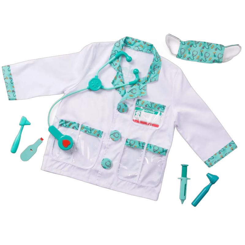 Melissa &  Doug Utklädnad Doktor med Tillbehör