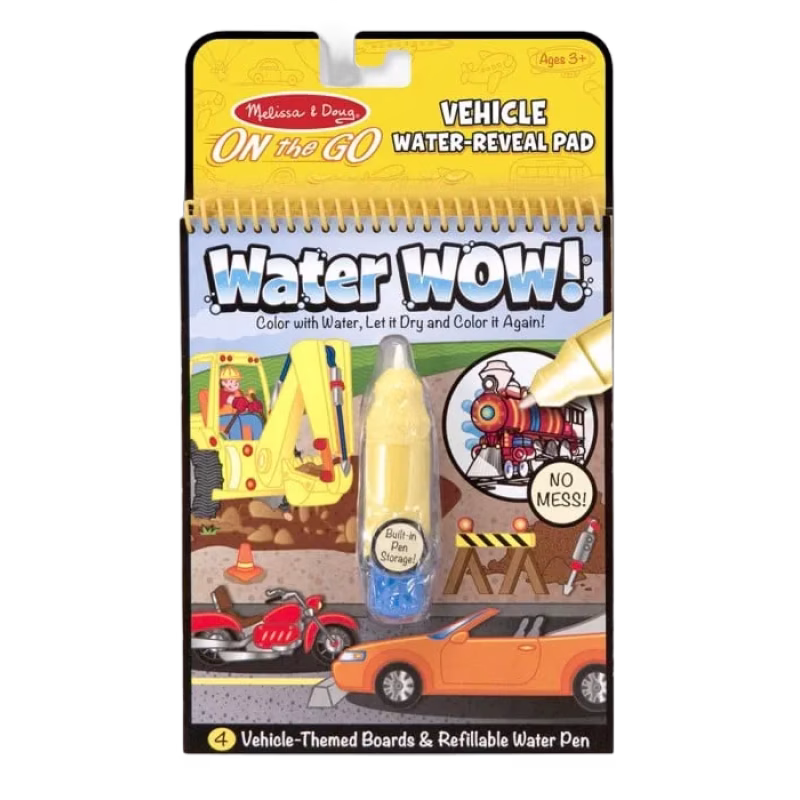 Melissa & Doug Water Wow! Målarbok (Fordon)