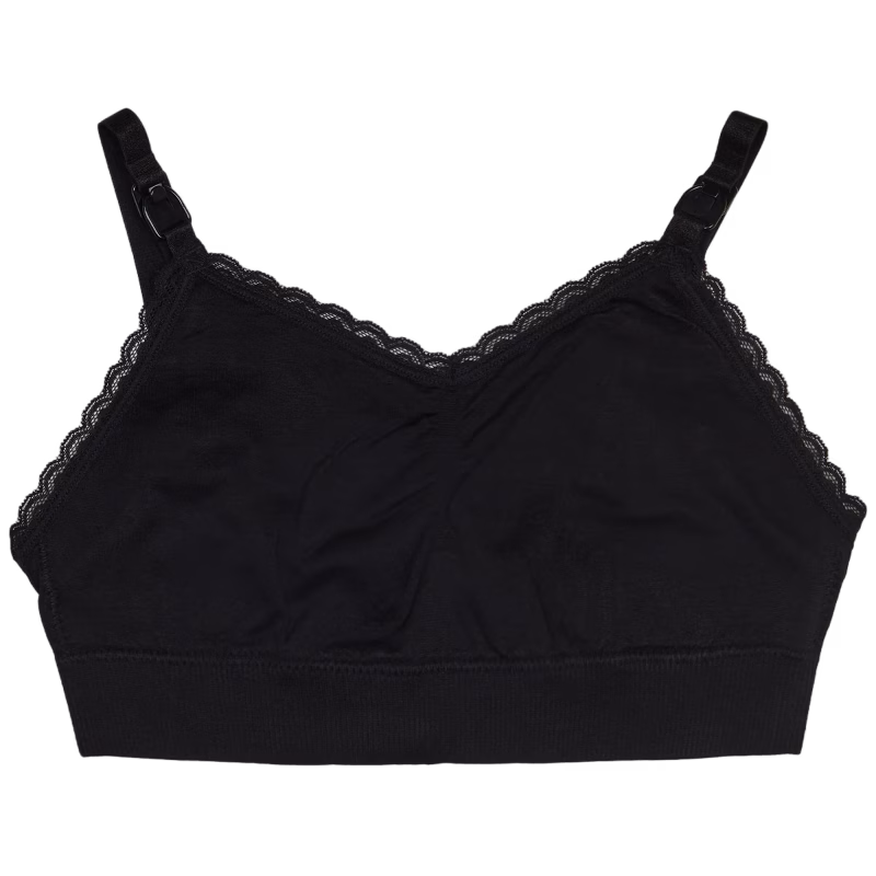 Milki Amnings-BH Seamless, Black XS-S