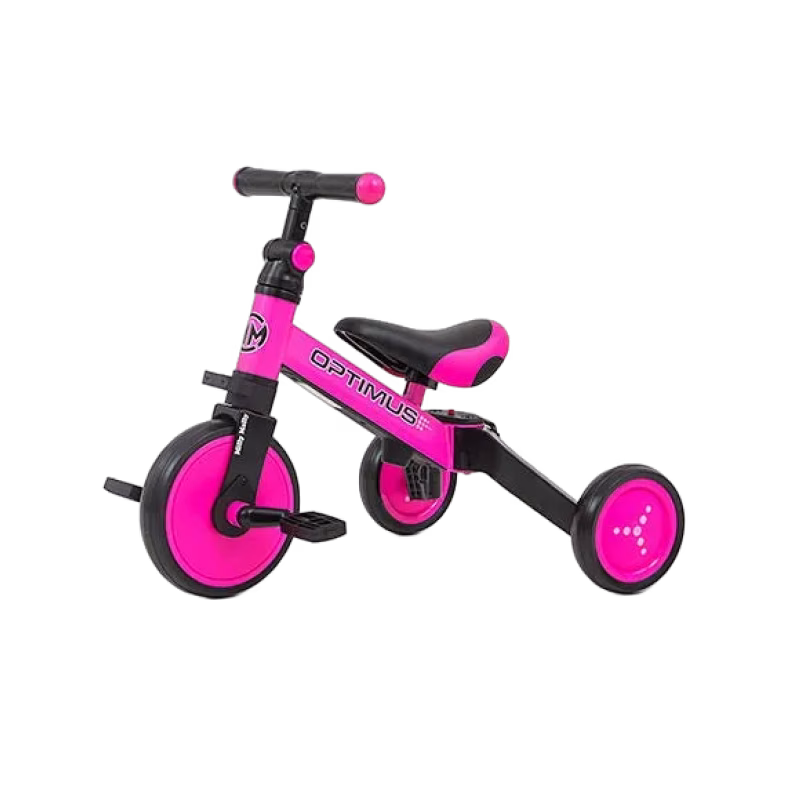 Milly Mally Trehjuling 3in1 Optimus, Rosa
