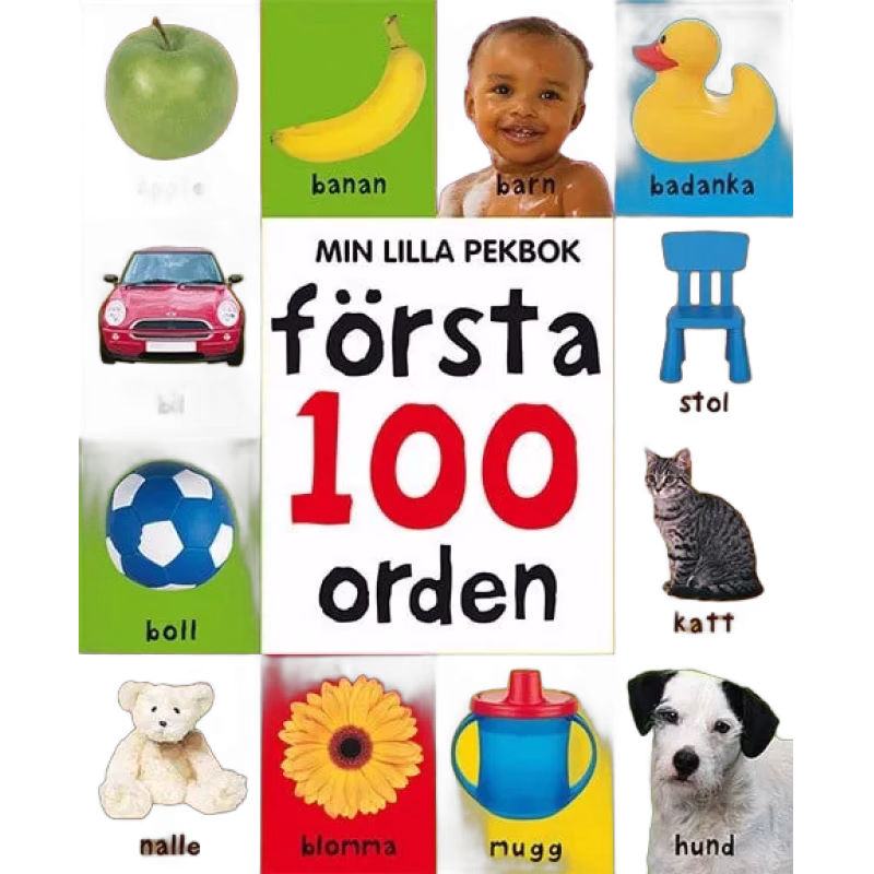 Min lilla pekbok 100 första orden