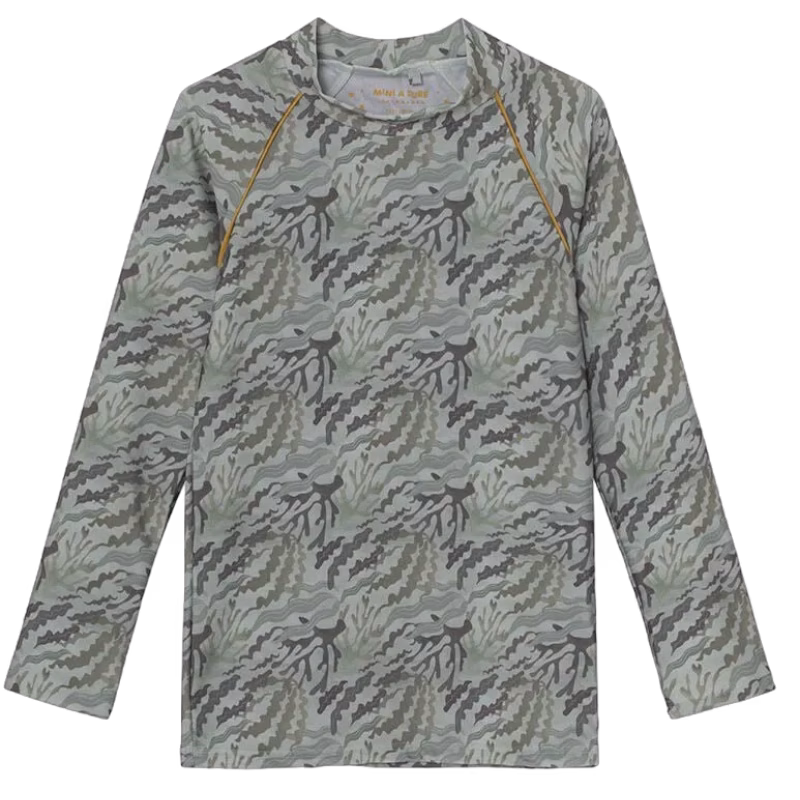 MINI A TURE Gani UV-tröja, Sea Weed Camo, 98-104