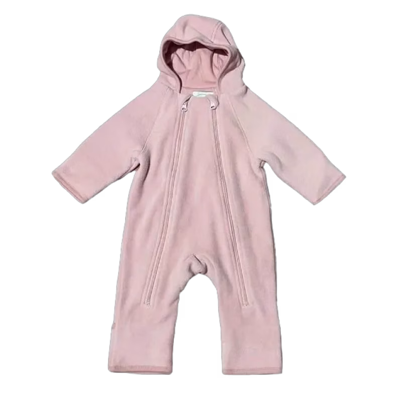 Mini Dreams babyoverall fleece strl 74, rosa, stl 74