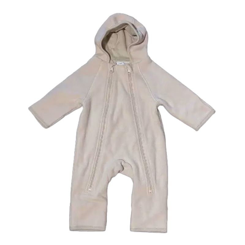 Mini Dreams babyoverall fleece strl 74, sand, stl 74