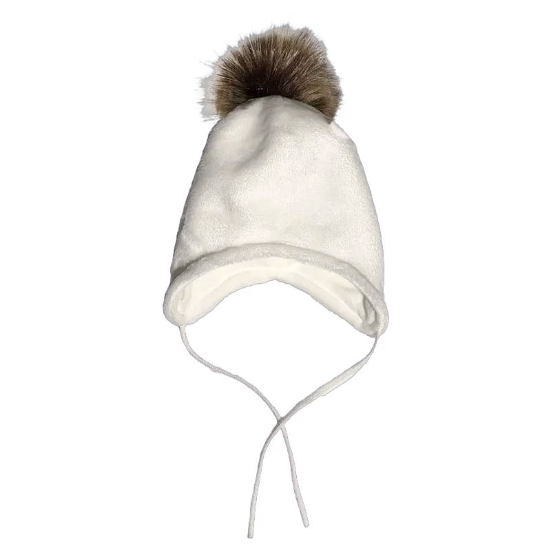 Mini Dreams mössa Cozy 6-12 mån, offwhite
