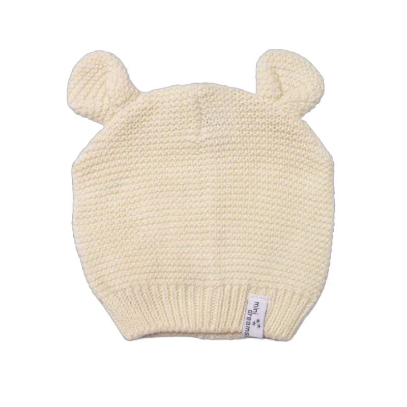 Mini Dreams mössa Cute 3-6 mån, offwhite