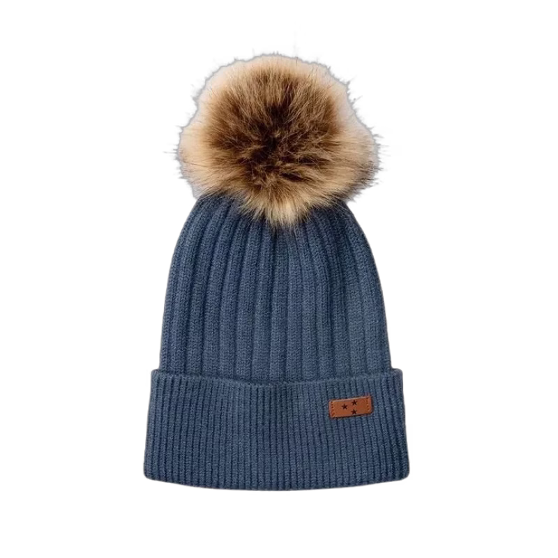 Mini Dreams mössa Fluffy 12mån+, marin