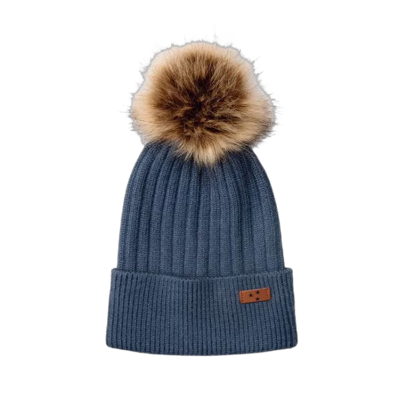 Mini Dreams mössa Fluffy 6mån+, marin