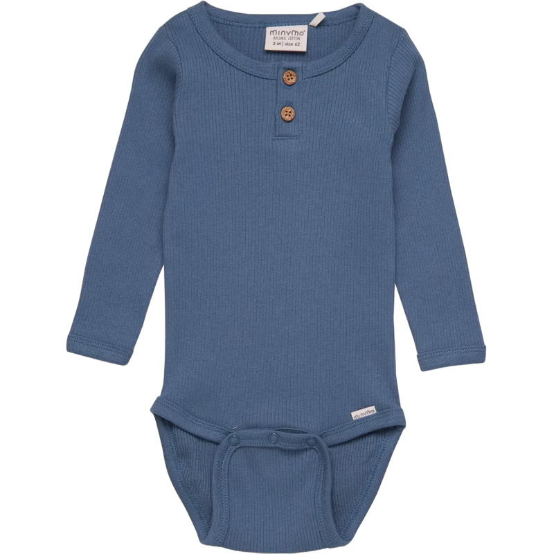Minymo Body, Blue Fusion, 68, Bebiskläder