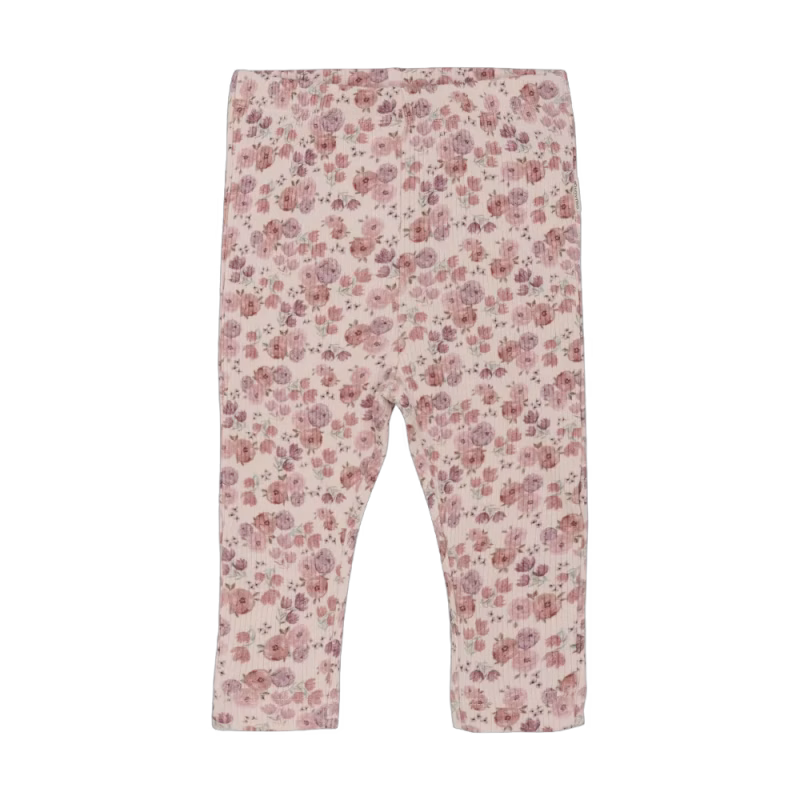 Minymo Leggings Ribbade Peach Whip