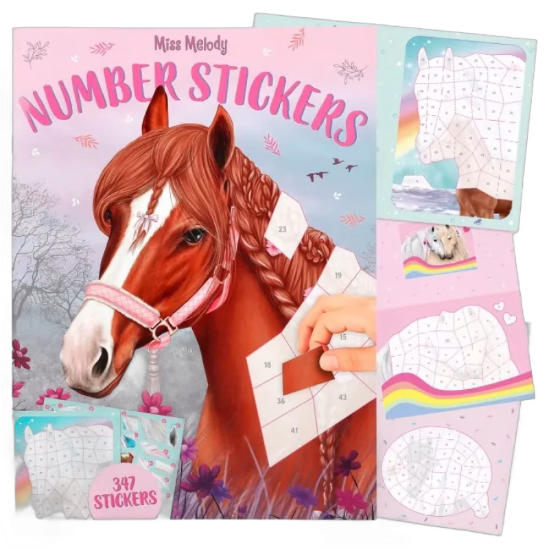 Miss Melody Nummer Stickersbok