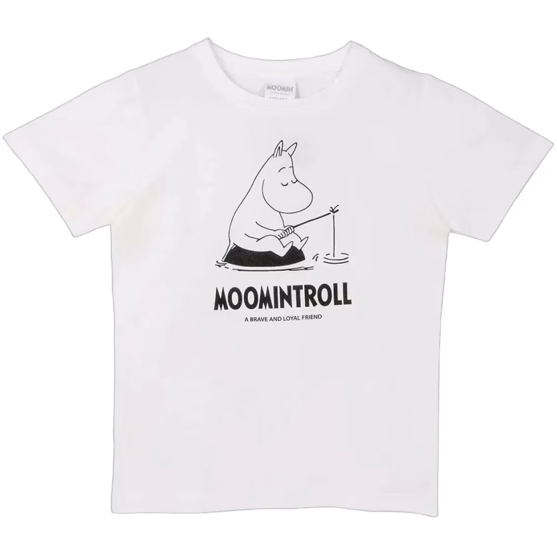 Mumin Karaktär Mumin T-shirt, Vit, 146-152