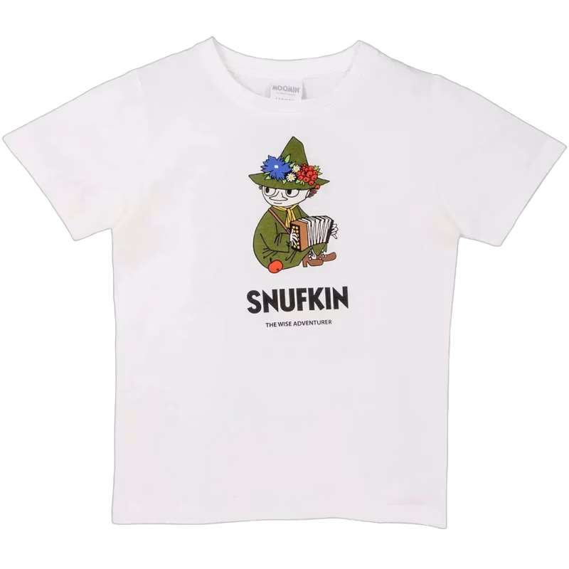 Mumin Karaktär Snusmumriken T-shirt, Vit, 110-116