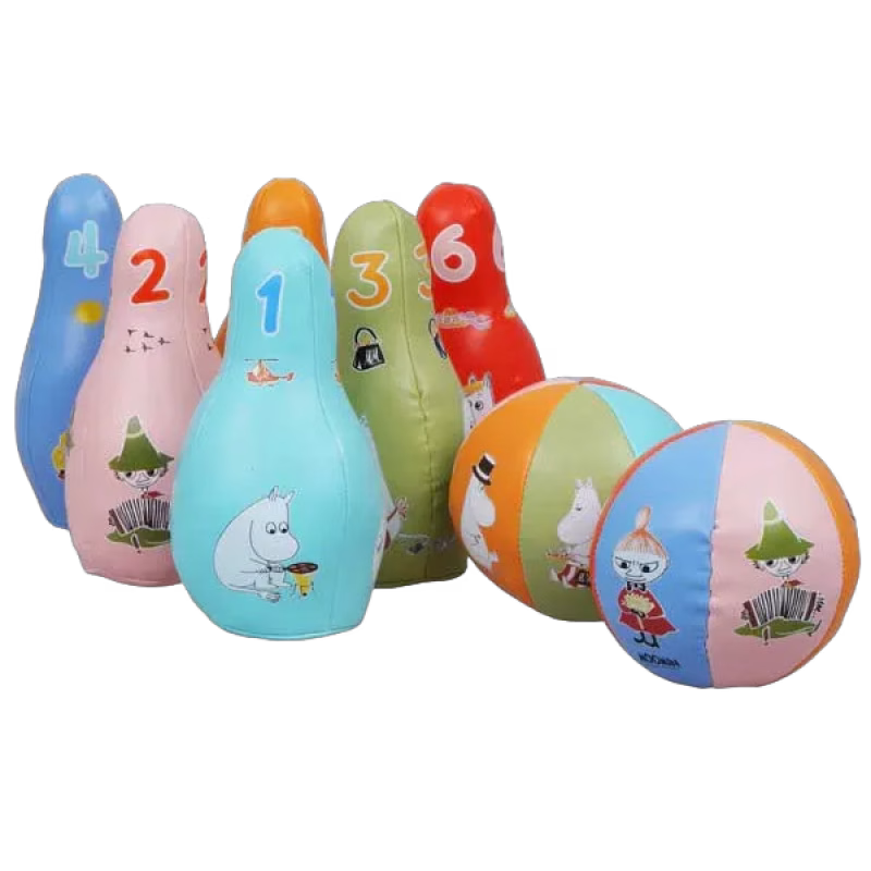 Mumin  Mjukt Bowlingset