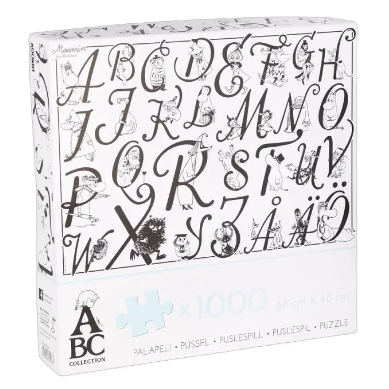 Mumin Pussel Alfabet 1000-bitar