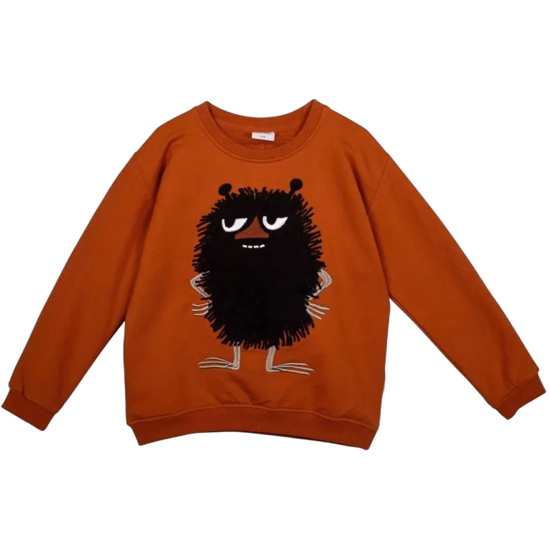 Mumin Stinky Collegetröja, Cinnamon, 110