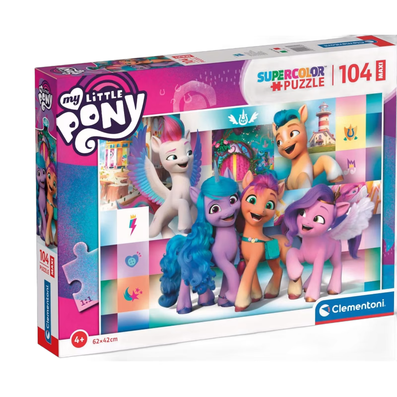 My Little Pony Maxi Pussel 104 Bitar