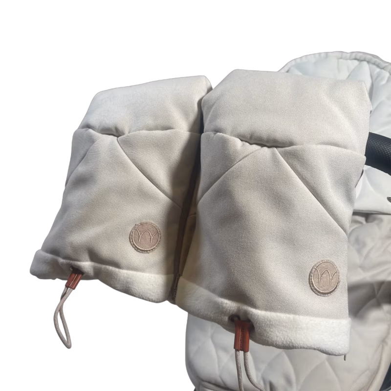 Najell Handvärmare Med Dragkedja Oat Beige
