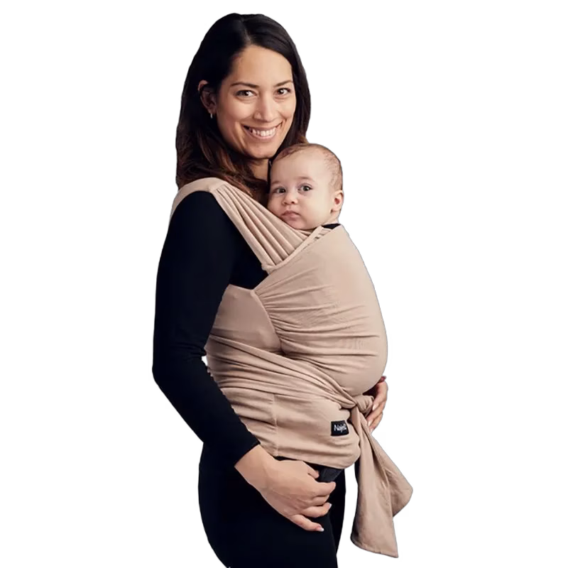 Najell wrap bärsjal biscotti cream, stl S/M