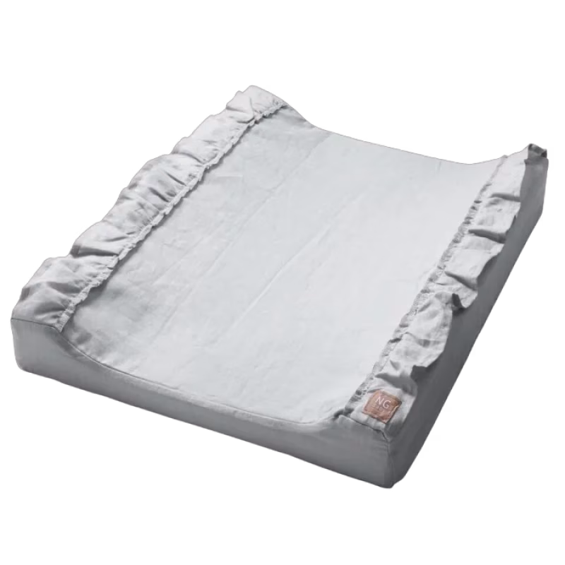 NG Baby Skötbädd Mood Ruffles (Light Grey)