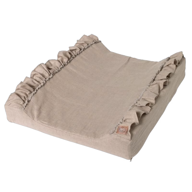 NG Baby Skötbädd Ruffles, Natural