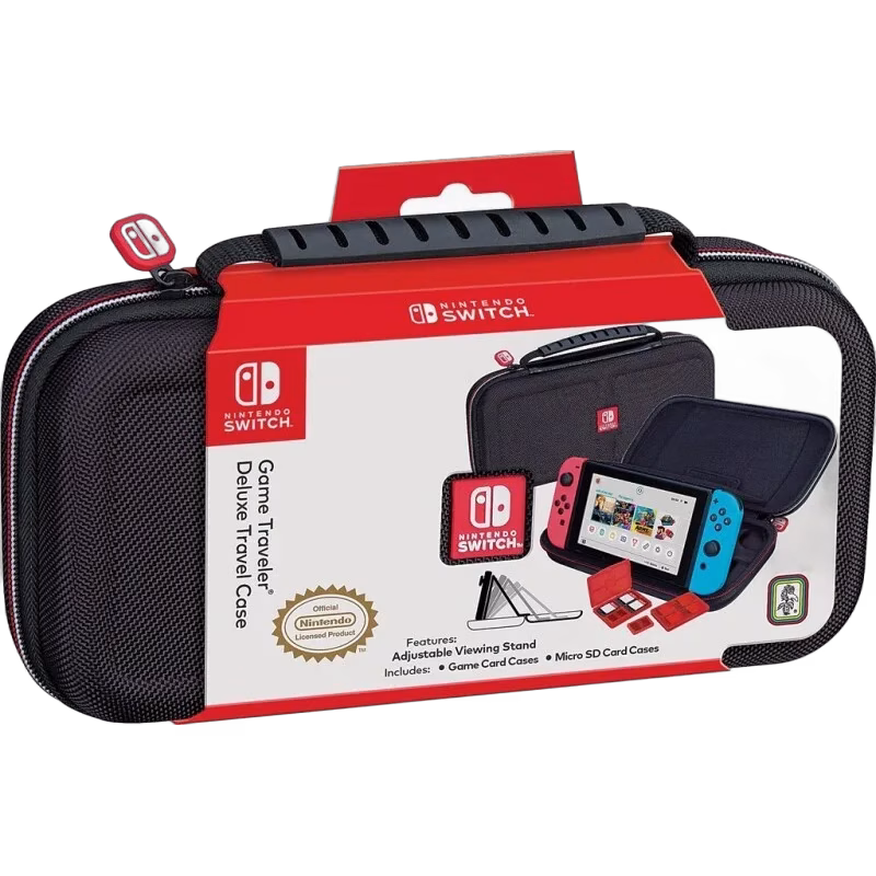 Nintendo Switch Lyxig Reseväska (Svart)