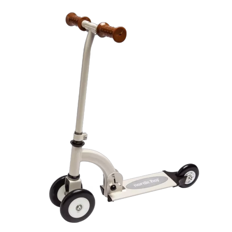 Nordic Hoj Sparkcykel med 4 Hjul (Ljusbeige)