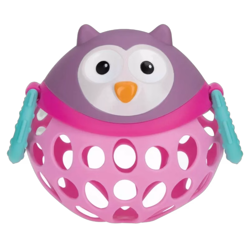 Nuby Aktivitetsleksak Silly Shaker Uggla (Rosa)