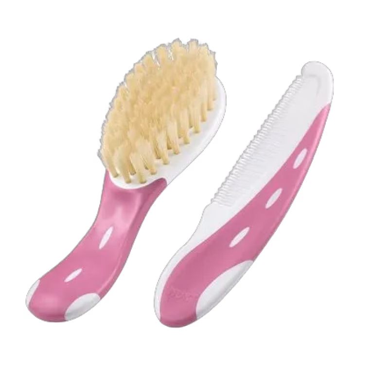 Nuk Barnborste Med Kam Rosa