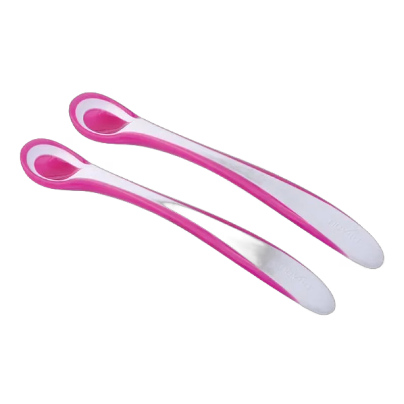 Nuvita Skedar  EasyEating 2-pack Rosa