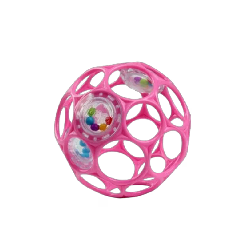 Oball Skallra Boll Rosa