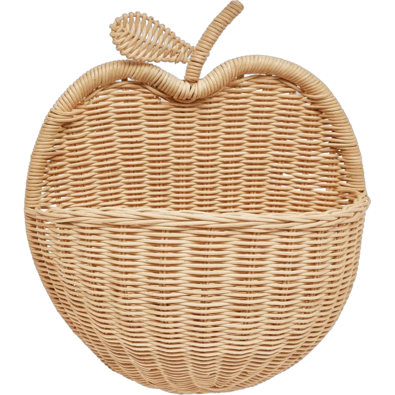 OYOY Väggkorg Apple, Nature