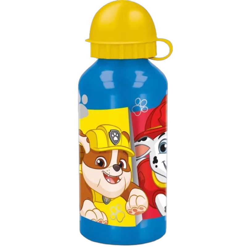 Paw Patrol Aluminiumflaska 400ml (Gul)