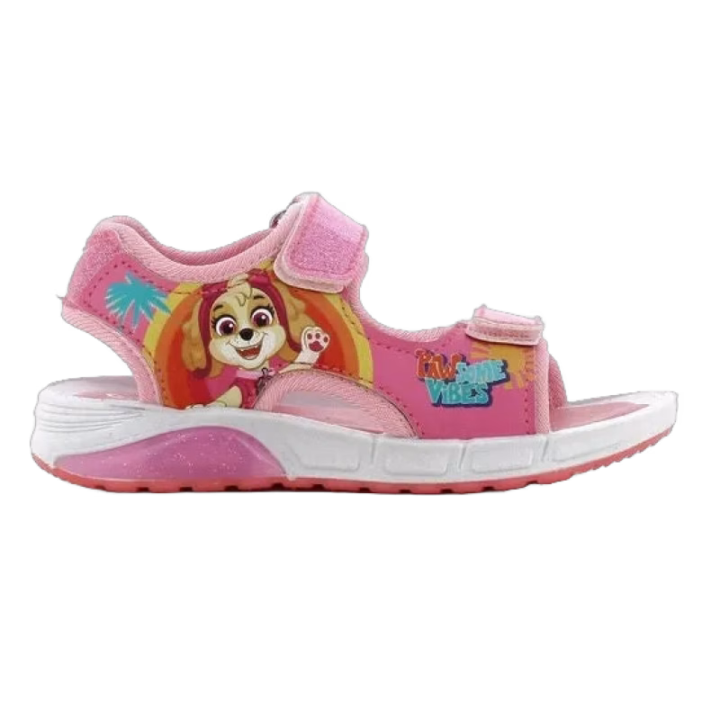 Paw Patrol Blinkande Sandaler, Fuchsia/Pink, 28