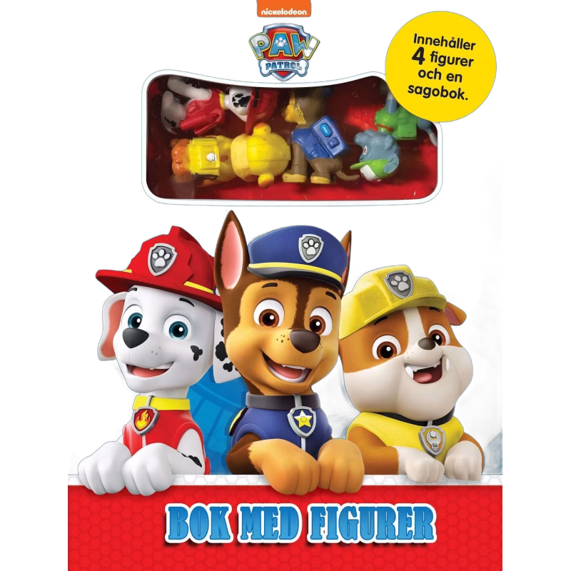 Paw Patrol Bok Med Figurer