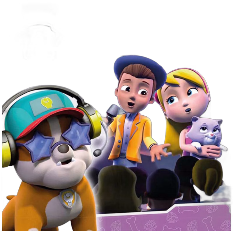 Paw Patrol Bok Valparna Räddar Luke Stars