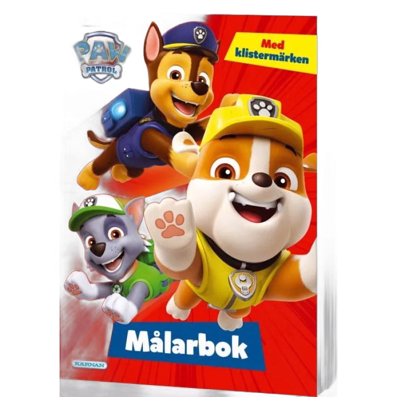 Paw Patrol Målarbok