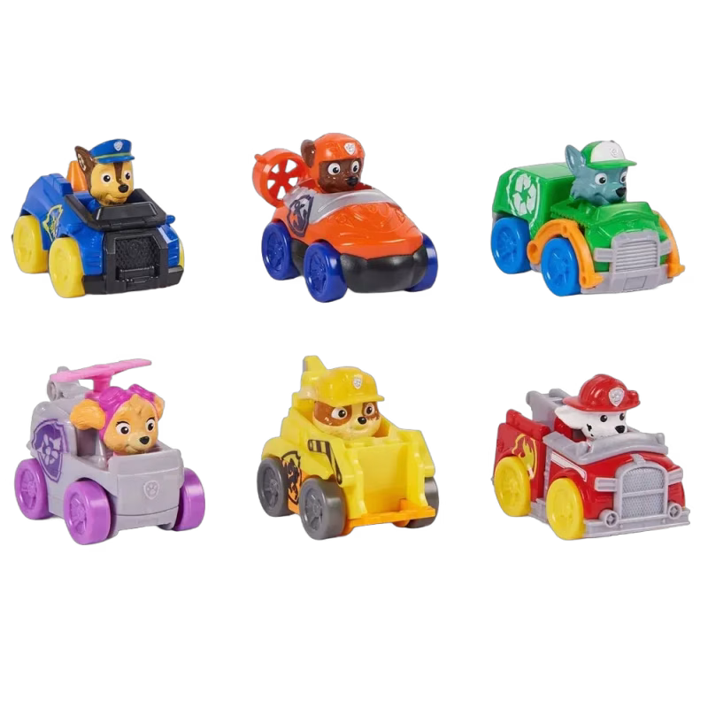 Paw Patrol Pup Squad Racerbil 6-Pack
