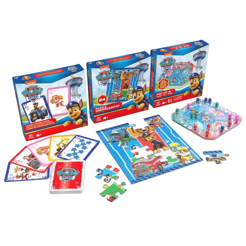 Paw Patrol Spel 3-pack